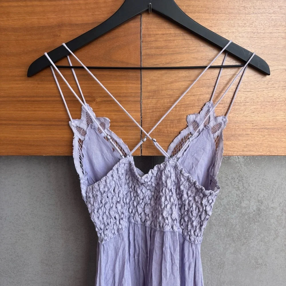 Free People Adella Slip Dress Cloudy Lavender, Size S/P - Picture 10 of 13